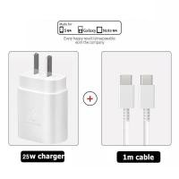 ราคา GenesVilla samsung ชาร์จเร็วสุด ชุดชาร์จ 25W หัวชาร์จเร็วซัมซุงของ Type C to Type C cable รองรับรุ่น A53 S21 S22 S23 A70 A72 A73 ประกัน 1ปี (21382947969)