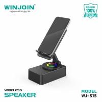 ราคา ลําโพงบลูทูธพร้อมขาตั้งโทรศัพท์ WINJOIN รุ่น WJ S1 หมุนได้ 360 องศา มีแบตในตัว 500mah (21459467264)