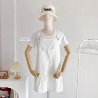 ราคา จับคู่เซต2ชิ้น เอี๊ยมกางเกง เสื้อยืดครอป เอี๊ยมลูกฟูก พร้อมส่งครบสีค่ะ (21412900154)