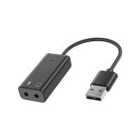 ราคา ASTON External Sound Card USB To 3 5mm Jack usb audio adapter Aux headset Adapter Stereo Audio sound card For Speaker PC Mic Laptop Computer PS4 (21603072701)