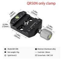 ราคา SQUSX ที่จับกล้องถ่ายรูปอะลูมินัมอัลลอยแบบปลดเร็วอุปกรณ์เสริมกล้อง DSLR SLR ขาตั้งกล้อง Monopods Clamp แผ่น Arca Swiss แบบถอดเร็วติดศีรษะกลมขนาด50มม 70มม 90มม 110มม (20737126116)
