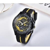 ราคา Ferrari REDREV Series นาฬิกาข้อมือควอตซ์แฟชั่น สายซิลิโคน กันน้ํา สําหรับบุรุษ (19632981603)