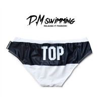 ราคา GYMen D m กางเกงว่ายน้ำผู้ชายเอวต่ำ แฟชั่นเซ็กซี่ สีขาวล้วนพิมพ์ตัวอักษร ใส่ในฤดูร้อนร้อน ผ่านการออกแบบที่เหมาะสม กางเกงชั้นในทรงสปอร์ต briefs (19986547879)