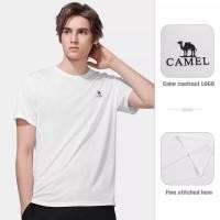 ราคา Camel Outdoor Quick Drying เสื้อยืดคอกลม Breathable สั้นกีฬาแบบสบายๆ Top (10405893459)