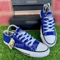 ราคา Converse คอนเวิร์ส รองเท้าผ้าใบ ใส่ได้ทั้งหญิงและชาย มีไซส์36 45 สีน้ำเงิน พร้อมส่ง (18879969596)