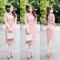 ราคา เดรสออกงาน ชุดไปงาน เดรสออกงานสีดำ เดรสแฟชั่น ชุดทำงาน เดรสใส่ทำงาน พร้อมส่ง (18607542279)