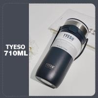 ราคา เเก้วน้ำ TYESO 18 Oz24 Oz เเก้วน้ำเก็บอุณหภูมิ มีหูหิ้วซิริโคน สแตนเลส304 มี 4 สี ให้เลือก (20543310317)