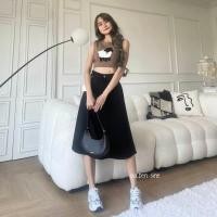 ราคา ᴄᴀʀᴍᴇɴ กระโปรงยีนส์บาน ผ้ายีนส์ยืดคอตตอล ซิปหน้า เอวสูง งานป้ายเกาหลี (21250954115)