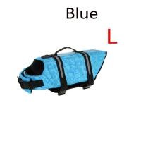 ราคา GORGE Fashion Reflective Strip Harness Vest Swimsuit Swimming Preserver Pet Safety Clothes Puppy Surf Saver Coat Dog Life Jacket (16927345588)