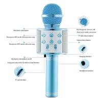 ราคา Hoco BK5 ไมค์โครโฟน ไมค์ร้องเพลง ไมค์ลอยไร้สาย มีลำโพงในตัว Cantando KTV microphone BT 5 0 hc6 ของแท้100 (21500851391)