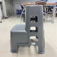 ราคา เก้าอี้บันไดพลาสติก2ขั้น บันไดพลาสติก สูง 63cm อย่างหนา มียางกันลื่น Step Stool H63 cm เก้าอี้บันได เก้าอี้ (19226757427)