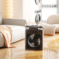 ราคา เย็นกว่าแอร์ PALEGG พัดลมไอเย็น 3 in 1 USB ไฟ LED 7 สี แอร์มินิ มินิพัดลมแบบพกพาความชื้นเครื่องฟอกอากาศสเปรย์คูลเลอร์ที่มี พกพาง่าย เครื่องทำความเย็น แอร์ตั้งโต๊ะขนาดเล็ก พัดลมไอเย็น ขนาดเล็ก พัดลมตั้