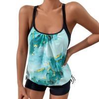 ราคา HOT 2022 Printed Patchwork Plus Size Swimwear Women High Waist Swimsuit Female Two Pieces Bathing Suit Tankini Swimsuits Beachwear (20049829234)