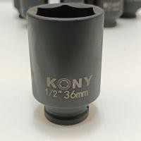 ราคา KONY ลูกบล็อกยาว บล็อกลม 1 2 4หุน 6 เหลี่ยม เบอร์ 36 มม สำหรับ บล็อกลม บล็อกแบต บล็อกไฟฟ้า IMPACT SOCKET (19798033642)