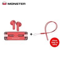 ราคา ต้นฉบับ Monster XKT08 BT5 3 หูฟังไร้สายหูฟังบลูทูธ HIFI หูฟังลดเสียงรบกวนเวลาแฝงต่ำความจุแบตเตอรี่ขนาดใหญ่สำหรับเล่นเกมชุดหูฟังกีฬาพร้อมไมโครโฟน (20661265246)