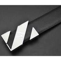 ราคา เข็มขัดหนังแท้สำหรับผู้ชายสีขาว M เข็มขัดหนังตัวอักษร Kepala Tali Pinggang Lelaki (19437799021)