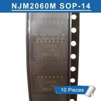 ราคา 10Pcs NJM2060M 2060 SOP14 NJM2060 JRC2060 SOP 14 4 Way เครื่องขยายเสียงใหม่เดิม (20294700622)