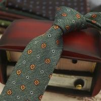 ราคา เนคไทแนวศิลปะสำหรับผู้ชายสีกาแฟสีน้ำตาลแดงขนาดธุรกิจ8ซม (19843162449)