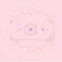ราคา Kawaii Sun Moon Mouse Pad ไพ่ทาโรต์อุปกรณ์เกม พรมน่ารัก Laptot Player สีม่วงชมพูเมจิกคีย์บอร์ดเมาส์ขนาดใหญ่ MouseMat (18678284219)