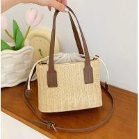 ราคา กระเป๋าสาน Mono กระเป๋าถือและสะพายข้างสำหรับผู้หญิง (21446906840)