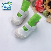 ราคา Baby wish รองเท้าเด็ก รองเท้าผ้าใบเด็ก รองเท้าผ้าใบเด็ก รองเท้าเด็กผู้หญิง (19254807228)