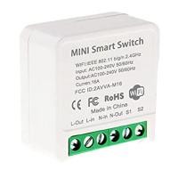 ราคา Mini Smart WiFi Relay Switch DIY Timer Light Switch Module Smart Life Tuya Application Wireless Remote Control (19177405551)