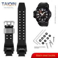 ราคา สายรัดข้อมือสำหรับผู้ชายสีส้มแดงฟ้าสำหรับ Casio GA 1000 GA 1100สายนาฬิกาเรซิน GW A1000 A1100 4000สายซิลิโคนเครื่องมือฟรี (18342697791)