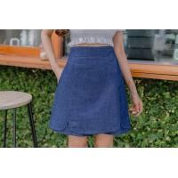 ราคา กระโปรงกางเกงยีนส์ 3 ส่วนวินเทจ เอวสูง ผ้ายีนส์ฟอกนิ่ม รุ่นคลาสสิค ยาว 19 นิ้ว สียีนส์เข้ม สียีนส์อ่อน สียีนส์กลาง (21520562309)