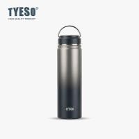 ราคา Tyeso เมทัลลิค ทูโทน ขวดเก็บอุณภูมิ กระบอกน้ําเก็บความเย็น กระติกน้ำสูญญากาศ 530mL 750mL (21296099451)