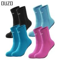 ราคา OUZO 3มม ถุงเท้าดำน้ำกันลื่นทนต่อการสึกหรอหนาถุงเท้าสำหรับชายหาดถุงเท้าว่ายน้ำฤดูหนาวที่อบอุ่น Surf สน็อกเกิ้ลถุงเท้าถุงเท้า (20824879518)