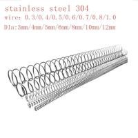 ราคา 2 5pc 0 3mm 0 4mm 0 5mm 0 6mm 0 8mm 1 0mm 304 Stainless Steel Long Spring Y type Compression Spring OD 3 12mm Length 300mm Coil Springs (19719246783)