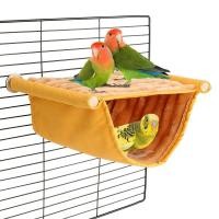 ราคา Winter Warm Bird Nest Bed Hanging Hammock Snuggle Hut Parrot House Tent Toy Bird Cage Perch for Parakeet Budgies (11824140542)
