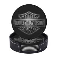 ราคา ที่รองแก้วหนังกลม Harley Davidsons 6ชิ้น กันรอยเปื้อนและกันลวกเหมาะสำหรับร้านอาหารห้องครัวสำนักงานฯลฯ (20023631440)