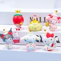 ราคา IJVBTV น่ารัก Kawaii Christmas Exclusive Doll Cartoon ลูกแมว เครื่องประดับมินิ ตุ๊กตาอนิเมะ มายเมโลดี้ ตุ๊กตา Cinnamoroll ของเล่นโมเดลคุโรมิ Anime Models (19764916003)