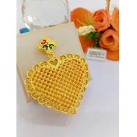 ราคา จี้ทองหัวใจพิกุลฉลุลาย ลงยา งานหุ้มเศษทอง จี้ใส่ออกงาน จี้หัวใจ จี้สร้อยคอ เครื่องประดับแฟชั่น (19581474431)
