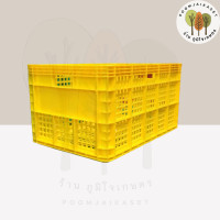 ราคา ลังพลาสติก เกรดA ลังผลไม้ ขนาด 37x55 5x30 5cm ลังพลาสติก ลังโปร่ง ลังอุตสาหกรรม ตะกร้าพลาสติก เข้าห้องเย็นได้ (20815096439)