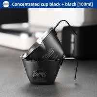 ราคา BINCOO ถ้วยสกัดของเหลวสองปากสแตนเลสถ้วยวัดเอสเปรสโซแยกกาแฟถ้วยนมปาก100มล (21511352969)