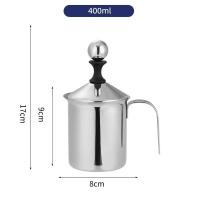 ราคา ถ้วยปั๊มฟองนม สแตนเลส 400ml 800ml ที่ตีฟองนม ที่ปั๊มฟองนม Milk Frother MoMo Bakery (21376594273)