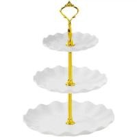 ราคา ชั้นวางขนม ชั้นวางคัพเค้ก ชั้นวาง ชั้นวางขนมมีหลายสี จานวางผลไม้ จานวางขนม (18006057321)