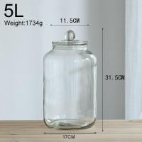 ราคา ของมาใหม่ โหลแก้ว โหลกลม มีหลายขนาด ตั้งแต่ 2000 ml 5000 ml ใบใหญ่ โหลแก้วสูญญากาศ โหลดองบ๊วย (21551796038)