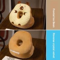 ราคา ปลาโลมาถั่วน้ำแข็งหมอนหนุนCapibalaหมอนสำหรับนอนสำนักงานอาหารกลางวันเด็กประถมหมอนสำหรับนอนหมอนกอด (21628515841)