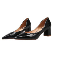 ราคา พร้อมส่ง รองเท้าคัชชูผู้หญิง ส้นสูง ทรงทางการ รุ่น TP07 (7894490217)