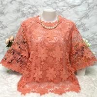ราคา เสื้อลูกไม้คนแก่ใส่งานบุญฯ รอบอก48 50 52 54 56นิ้วฟรีไซส์ มี2ไซสืยาว25 26นิ้ว เสื้อลูกไม้ไซส์ใหญ่ เสื้อลูกไม้คนอวบอ้วน (21483876676)