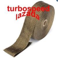 ราคา ผ้าพันท่อเฮดเดอร์ ผ้าพันท่อไอเสีย รถยนต์ มอไซค์ สีไทเทเนียม ยาว10M ทนความร้อน 1200องศา สีไทเทเนียม (20202030493)