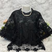 ราคา เสื้อลูกไม้คนแก่ใส่งานบุญฯ รอบอก48 50 52 54 56นิ้วฟรีไซส์ มี2ไซสืยาว25 26นิ้ว เสื้อลูกไม้ไซส์ใหญ่ เสื้อลูกไม้คนอวบอ้วน (21483876652)