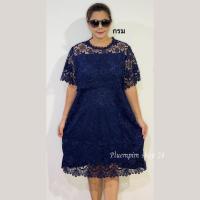 ราคา เข้าใหม่จ้าเดรสลูกไม้หรู เดรสลูกไม้ เดรสสาวอวบ ชุดลูกไม้ใส่ออกงาน เสื้อผ้าคนอ้วน แต่งลูกไม้นิ่ม มีซับในอย่างดี ผ้านิ่ม (20372986702)