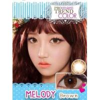 ราคา ของแท้ 100 Protrend Color Contact lens โปรเทรนคัลเลอร์ Contactlens Contactlen Protrendcolor คอนแทคเลนส์ รุ่น Melody Brown (638720921)