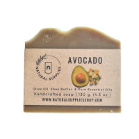 ราคา Avocado Natural Handmade Soap สบู่แฮนด์เมดธรรมชาติ อโวคาโด กลิ่นหอมจากน้ำมันหอมระเหยแท้ by Natural Supplies (21519327834)