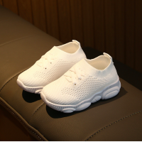 ราคา baby Fรองเท้า เด็ก slip on เชือกถักแฟชั่น ระบายอากาศ คล่องตัว 3 สี ชมพู ดำ ขาว B1915 (6413680950)
