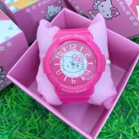 ราคา นาฬิกาเด็ก Hello Kitty แถมกล่องkittyนาฬิกาข้อมือแฟชั่นเด็กนักเรียนหญิงนาฬิกาผู้หญิง นาฬิกาการ์ตูนเด็กสีสันสดใสนาฬิกาข้อมือเด็กซิลิโคน (14066085118)